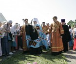 Прибытие митрополита Филарета на праздник