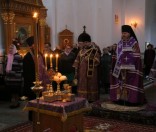 Всенощное бдение в Кресто-Воздвиженском соборе