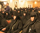Во время беседы в Духовно-просветительском центре монастыря
