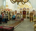 Украшение храмов на праздник преподобной Евфросинии 5 июня 2010 г.