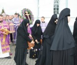 Крестный ход вокруг Кресто-Воздвиженского собора