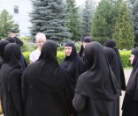 42-Спасо-Евфросиниевский женский монастырь посетил иеромонах Серапион Симонопетрский и монахини обители Благовещения Пресвятой Богородицы в Ормилии 26.07.16
