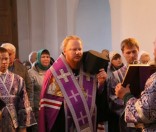 Всенощное бдение в Кресто-Воздвиженском соборе