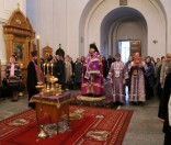 Всенощное бдение в Кресто-Воздвиженском соборе