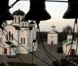 На монастырской колокольне. Март 2009 года