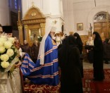 Предстоятель Белорусской Православной Церкви совершил Божественную литургию в Спасо-Евфросиниевском монастыре
