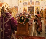 Всенощное бдение в Кресто-Воздвиженском соборе