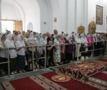 На праздничной службе