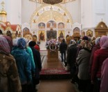 Божественная Литургия в Кресто-Воздвиженском соборе