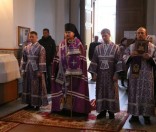 Всенощное бдение в Кресто-Воздвиженском соборе