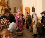 Всенощное бдение в Кресто-Воздвиженском соборе