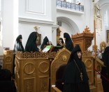 На молебне преподобной Евфросинии