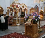 Всенощное бдение в Кресто-Воздвиженском соборе
