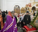 Владыка Феодосий прикладывается к деснице  