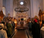 Всенощное бдение в Кресто-Воздвиженском соборе