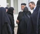 45-Спасо-Евфросиниевский женский монастырь посетил иеромонах Серапион Симонопетрский и монахини обители Благовещения Пресвятой Богородицы в Ормилии 26.07.16