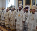 Литургия в Воскресенском храме