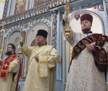 Литургия в Воскресенском храме