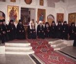 Патриарх Алексий II c епископатом БПЦ 27 сентября 1998 г.