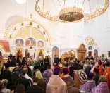 Приветственные речи по случаю приезда Патриарха Кирилла в обители