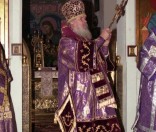 Служение Патриарха Алексия в Кресто-Воздвиженском соборе. 26 сентября 1998 г.