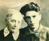 Вера Карловна с крестником Мишей Степановым