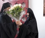 Встреча у ворот обители архиепископа Феодосия. 26 сентября 2011 г.