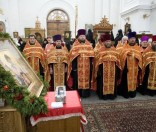 На молебне