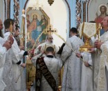 Литургия в Воскресенском храме