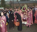 Патриарх Алексий возглавил праздничный крестный ход 27 сентября 1998 г.