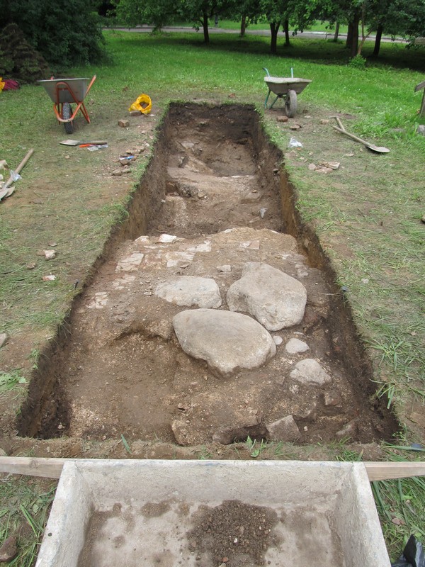 Археологические раскопки в Спасо-Евфросиниевском женском монастыре